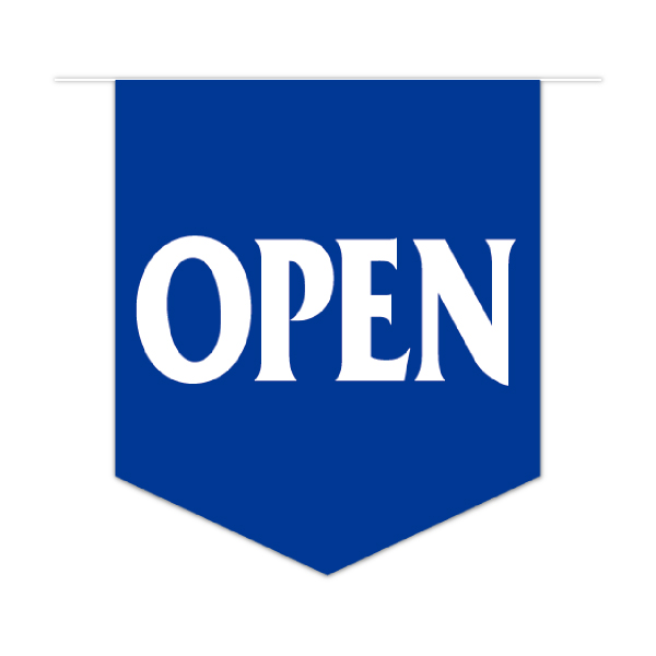 オープン5連ペナント　OPEN NOW ON SALE　1セット