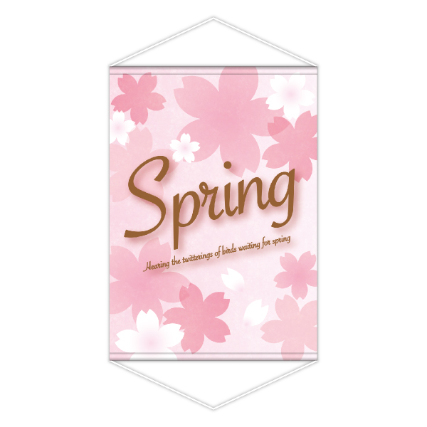 春タペストリー　桜スプリング　1枚