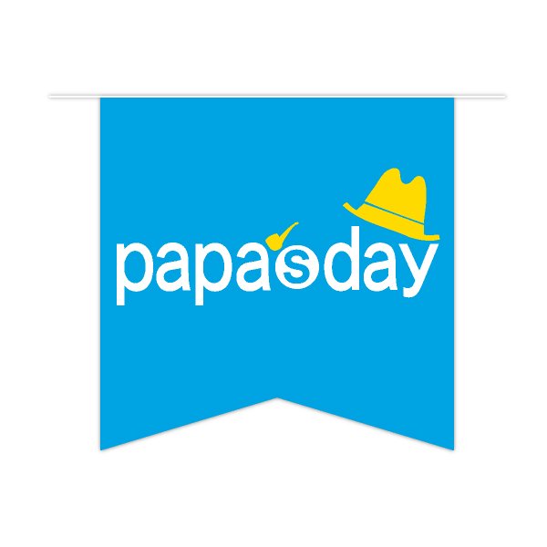 父の日ペナント（6連）　papa's day　1セット
